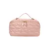 Bolsa de Cosméticos Transfronteiriça para Mulheres 2023 Novo Estilo Simples e Fashion Grande Capacidade Cubo Romboidal Bolsa de Armazenamento Portátil Atacado