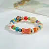 Barraca de Joias e Acessórios de Cerâmica de Jingdezhen, Pulseiras de Estilo Novo para Estudantes, Suprimentos para Transmissão ao Vivo, Dez Yuan por 3 Peças, Presentes Vintage