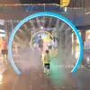 Celebridad de Internet Puerta de Niebla de Agua Sistema de Niebla Dispositivo de Rendimiento de Spray Luminoso Accesorios de Iluminación Arco de Iluminación