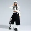Ropa de Jazz Hip-Hop para Niñas Traje de Gato para Baile Callejero de Jazz Pasarela Ropa de Práctica y Presentación para Grupos de Chicas a la Moda