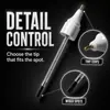 Uau, caneta de retoque de tinta cromo para carro, líquido de reparo de arranhões em acabamentos de carroceria, agente de retoque de reparo de descoloração de peças galvanizadas de metal