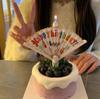 Vela de Cumpleaños de Payaso Sorpresa de Celebridad Creativa de Internet Coreana para Pastel de Fiesta para Hornear Decoraciones Vela Divertida Venta al por Mayor