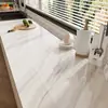 Tapete Protector para Encimera de Cocina Tapete para Gabinete de Estufa Mesa Tapete de Mesa de PVC Mantel Impermeable Tapete de Mesa Tapete Anti-Suciedad para Gabinete