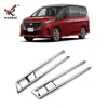 Adecuado para Nissan 23 Serena C28 Parachoques Delantero Especial Modificado Rejilla Marco Decorativo Brillante Cromado para Lámpara Antiniebla