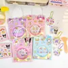 Pegatinas DIY Estampado en Caliente Anime Dibujos Animados Pegatinas para Estudiantes Material de Anime Papel de Papelería Manual Decoración Pegatinas Lindas Cuenta de Regalo Papel