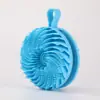 Cepillo de Baño de Silicona de Doble Cara, Herramienta de Exfoliación Indolora, Cepillo Dos en Uno para Champú y Masaje, No Lastima ni Daña la Piel, Cepillo de Baño