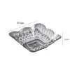 Venta directa de fábrica de nuevas bandejas transparentes de plástico para frutas, platos para frutas, bandejas para frutas secas, bandejas para dulces y bocadillos, bandejas de almacenamiento para sala de estar en stock