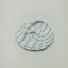 Suministro Transfronterizo Cordones para Zapatos Bicolor de Poliéster-Algodón de 5 mm, Alta Resistencia y Resistencia al Desgaste, Diseño Clásico de Empalme, Nuevo Esquema de Color de la Marca Miu