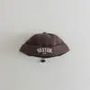 Gorro de Bebé Qiunan Otoño e Invierno Nuevo Estilo Ins Moda Bordado de Letras para Niños Gorra de Béisbol Versátil Gorra de Béisbol Infantil