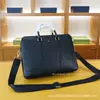 Maletín de Cuero Genuino de Vaca Baolong para Hombre Transfronterizo Bolso de Mano de Negocios Bolso de Hombro Bolso Cruzado Bolso para Computadora Elegante