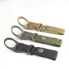 Mosquetón portátil para botellas de agua, clip de liberación rápida para botella de agua mineral, colgador táctico de cincha para botella de agua para exteriores, práctico y portátil