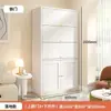 Estante de Livros de Ferro para Chão para Uso Doméstico, à Prova de Poeira, Multicamadas, Armário de Armazenamento de Brinquedos de Grande Capacidade, Armário de Armazenamento de Livros para Crianças de Aço