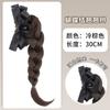 Peluca trenzada para niña, cola de caballo alta, lazo, pinza, trenza artificial, nueva trenza china de medio lazo, natural y esponjosa.