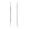Espátula de Escultura Dupla de Aço Inoxidável, Espátula de Metal para Mistura para Nail Art, Ferramenta de Escultura de Pétalas 3D, disponível para atacado
