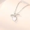 Una Flecha en el Corazón 2026 Nuevo Collar Romántico de Moda Estilo Minimalista Cadena Sencilla Geométrica de Corazón para Clavícula para Mujeres