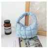 Bolsa Feminina 2025 Nova de Nicho Bolsa Nuvem Coreana Dobrada Bolsa de Mão Bolha Casaco Acolchoado de Algodão Bolsa de Mão Bolinho