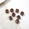 Sfumato Duas Cores Estilo Chinês Quadrado Imitação de Jade Acrílico Corrente para Celular Acessórios de Cabeça Acessórios para Joias DIY