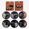 Posavasos de CD Muy Retro, Tapetes para Cerveza de Disco de Vinilo, Posavasos de Plástico para Café y Té, Productos Transfronterizos, Venta Directa de Fabricantes