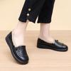 Zapatos de Mujer de Cuero Genuino con Suela Blanda, para Superficie Blanda, con Terciopelo para Mantener Caliente, Zapatos Planos de Tacón Ligero para Mujer, Venta Directa de Fábrica, Una Pieza