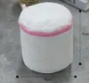 Saco Dobrável para Lavar Sutiã com Estrutura de Suporte, Saco de Lavagem de Roupas Íntimas de Malha Anti-Deformação para Máquina de Lavar