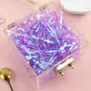 Atacado 20g50g100g caixa de presente de seda mágica colorida enchimento decorativo PP transparente enchimento de grama de ráfia de seda