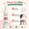 Kineshinex Spray Limpiador de Dientes para Mascotas Perro y Gato Cuidado de Limpieza Oral Spray de Aliento Fresco 100ml