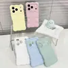 Funda Yunxiang de Agujero Fino adecuada para el teléfono Apple 18 Funda de color sólido Macaron iPhone 17promax funda protectora a prueba de caídas