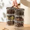 D3052 Caixa de Armazenamento de Especiarias Cozinha Doméstica Caixa de Armazenamento de Pimenta Temperos Caixa de Armazenamento de Temperos Caixa Selada para Ingredientes Secos
