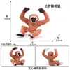 Juguete de Modelo Animal Sólido para Niños Simulación Primates Mono Gorila Simio Chimpancé Regalo Cognitivo