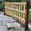 Valla de Bambú para Exteriores Cerramiento de Jardín Decoración de Madera Anticorrosión Barandilla Estilo Japonés Patio Bambú Pequeño Jardín Macizo de Flores Pantalla