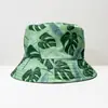 Sombrero de Pescador con Estampado de Flores Nuevas Primavera 2026 Copa Plana Sombrero Cubo Versátil Estampado Creativo para Hombre Sombrero de Sol para Mujer