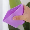 Vasos de Resina Coloridos Espessos 10cm Vasos Quadrados Grandes Pretos em Cores Doces para Mudas e Suculentas Vasos de Flores de Plástico