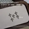 Joyería para Uñas Aleación Circonita Cuervo Corazón Cruz Diamante Pila Retro Oscuro Accesorios Decoración de Uñas con Circonita