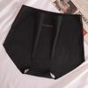 Roupa íntima fina de seda gelada de verão para mulheres, sem costura de cintura alta para Yoga Esportes, Tanga Esportiva sem costura de seda gelada para mulheres