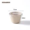 Taza Desechable Biodegradable de Pulpa para Salsa para Llevar Empaquetada para Condimentos Taza para Snacks Caja para Salsa de Ensalada Horno de Microondas