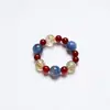 [Azul Marino Profundo] Pulsera Hecha a Mano de Cristal Natural Kianita para Mujer, Estilo Nuevo Versátil, Pulsera Iluminadora al por Mayor