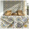 Papel Tapiz de Pared de Fondo para el Hogar Bohemio con Patrón Retro Pegatina de Pared Autoadhesiva Pegatina Impermeable a Prueba de Humedad Papel Tapiz de Decoración para Renovación