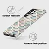 Superventas Europeo Estilo de Corte de Papel Macaron Patrón de Escamas de Pez S24 Funda Protectora de Doble Capa Estuche Estético para Teléfono GalaxyS26