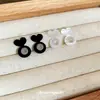 Taco de oreja de amor con cabeza de bala acrílica, soporte anticaída, tachuela elevadora, fijador de tapón de oreja, pendientes, soporte para pendientes, accesorios para mujer