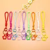 Lanyard de Estrella Acrílica de Alto Valor y Color Real Llavero de Color Caramelo Encanto para Mochila de Estrella de Cinco Puntas Linda Pequeños Accesorios