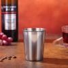 Comércio Exterior Personalizado Copo de Cerveja de Aço Inoxidável 304, Copo de Água, Suprimentos para Bar ao Ar Livre, Copo de Bebida com Borda Enrolada 30-500ml