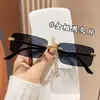 Nuevas Gafas de Sol Cuadradas Sin Marco Visión de Alta Definición Tacto Premium Gafas de Sol Unisex Protección Solar Gafas de Protección Solar Versátiles
