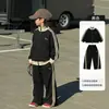 Conjunto Esportivo de Outono para Meninos 2026 Primavera e Outono Novo Infantil Meninos Crianças Maiores Moderno Bonito Casual Conjunto de Duas Peças