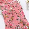 Vestido Tela de Poliéster Estampada Lisa Elástico en Cuatro Direcciones Tela de Chifón para Camisa Pijama Estilo Europeo y Americano Estampado Abstracto Estilo Delgado
