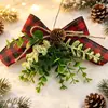 Adorno de Lazo para Árbol de Navidad Lazo de Piña Accesorios de Decoración para Caja de Regalo de Navidad Adornos Navideños Transfronterizos