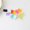 Nuevo Creativo Transparente Oso Resina diy Accesorios de Joyería Material Papelería Accesorios Carcasa Teléfono Móvil Adornos para la Cabeza Colgante Collar
