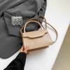 Bolsa de Ombro Estilo Coreano Elegante Texturizado Crossbody Bolsa Feminina 2024 Verão Nova Chegada Rômbico Ins Elegante Simples Pequeno Quadrado Bolsa