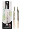 Pinzas para Cejas Tw08Ak Pinzas Negras Chapadas en Oro para Puntos Negros con Caja de Almacenamiento para Eliminar Vello y Pelo Blanco Pinzas de Belleza