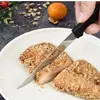 Direto do fabricante: faca de aço inoxidável para bife com lâmina serrilhada, ideal para hotéis, restaurantes ocidentais e uso doméstico. Faca serrilhada afiada, estilo ocidental