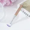 Pincel para Manicura Incrustado con Diamantes Transfronterizo, Nuevo Pincel para Manicura Incrustado con Diamantes en Forma de Abanico, Pincel para Uñas Opcional en 2 Colores